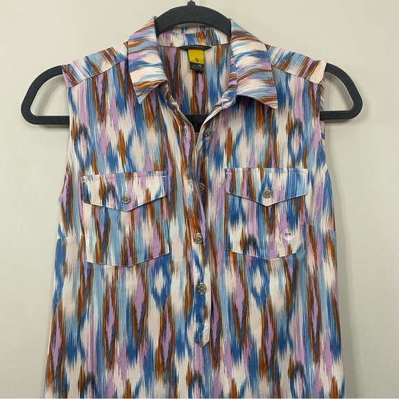 NWT Eddie Bauer Departure Sleeveless Shirt Dress in Orchid size XS - Picture 3 of 10